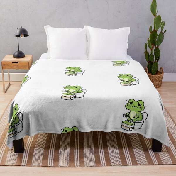 Item preview, Cute frog on existential pause designed and sold by HeyHas.
