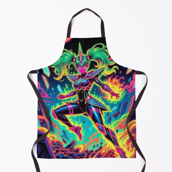 Item preview, Toxic Neon Cyber-Heroine designed and sold by RadaQueen.