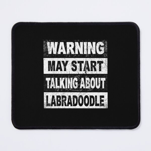 Item preview, Warning May Start Talking About Labradoodle Dog Lover designed and sold by CORJIDOG-ART.