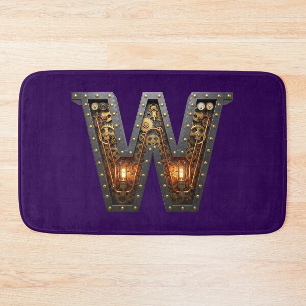 Item preview, Steampunk Initial W — Mechanical Gear Monogram Letter designed and sold by The Visual Syllabus.