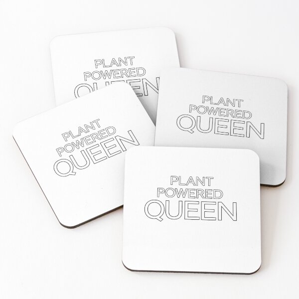 Item preview, Plant Powered Queen Vegan Fitness Gift for Gym Girls & Athletes designed and sold by GreenStrength Studio.