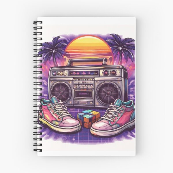 Item preview, Retro 90s Boombox & Sneakers – Vintage Hip Hop Old School Music Vibe designed and sold by OutofOfficeWear.