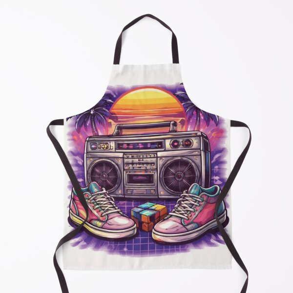 Item preview, Retro 90s Boombox & Sneakers – Vintage Hip Hop Old School Music Vibe designed and sold by OutofOfficeWear.