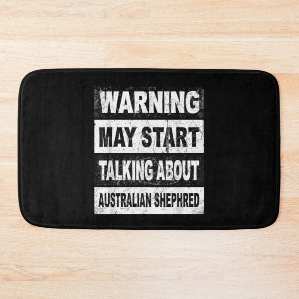 Item preview, Warning May Start Talking About Australian Shepherd Dog Owner designed and sold by CORJIDOG-ART.