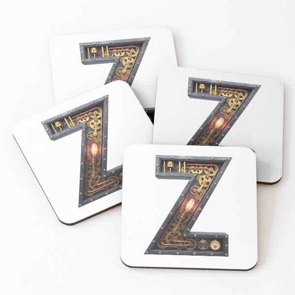 Item preview, Steampunk Initial Z — Mechanical Gear Monogram Letter designed and sold by The Visual Syllabus.