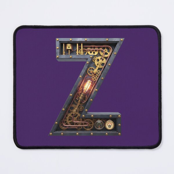 Item preview, Steampunk Initial Z — Mechanical Gear Monogram Letter designed and sold by The Visual Syllabus.