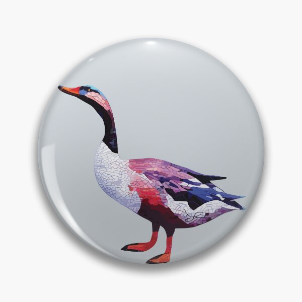 Item preview, mosaic attentive duck designed and sold by designmari.