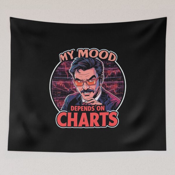 Item preview, My Mood Depends On Charts designed and sold by KapiPrint.