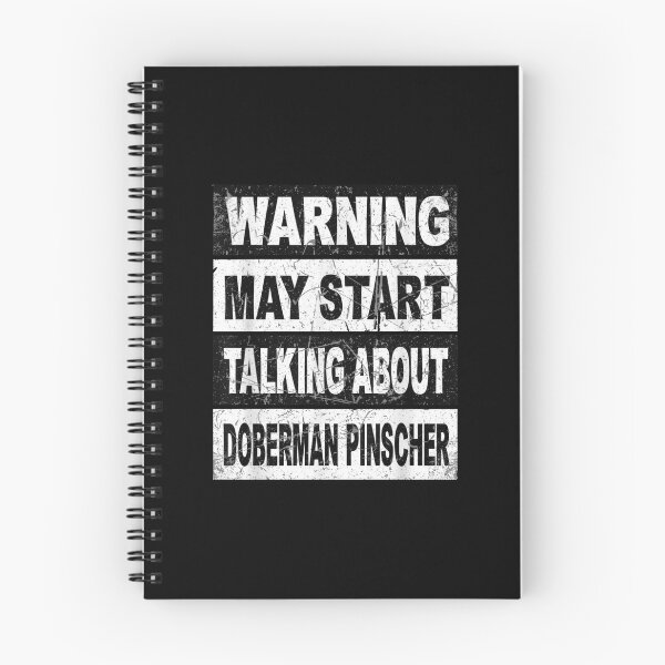 Item preview, Warning May Start Talking About Doberman Pinscher Dog Lover Gift designed and sold by CORJIDOG-ART.