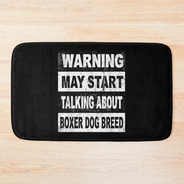 Item preview, Warning May Start Talking About Boxer Dog Breed Lover designed and sold by CORJIDOG-ART.