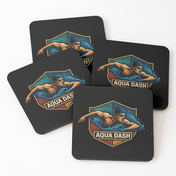 Item preview, Aqua Dash 2 – Swimming Design | Swim Team, Competitive Swimmer & Water Sports designed and sold by Typologystudios.
