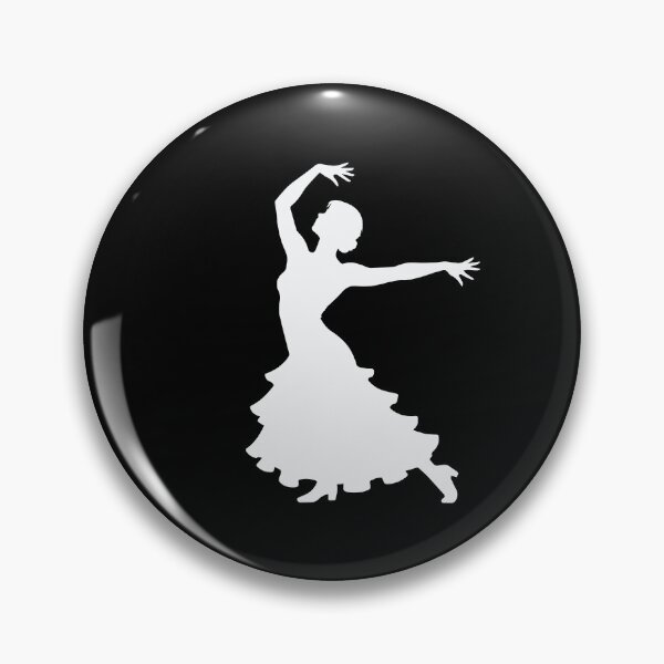 Item preview, Flamenco Dancer Silhouette – Elegant Motion Art designed and sold by BrushRushX.