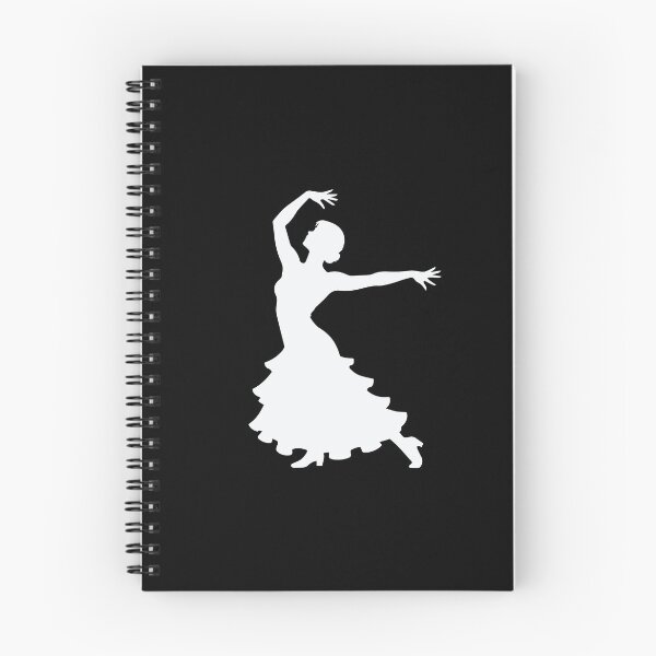 Item preview, Flamenco Dancer Silhouette – Elegant Motion Art designed and sold by BrushRushX.
