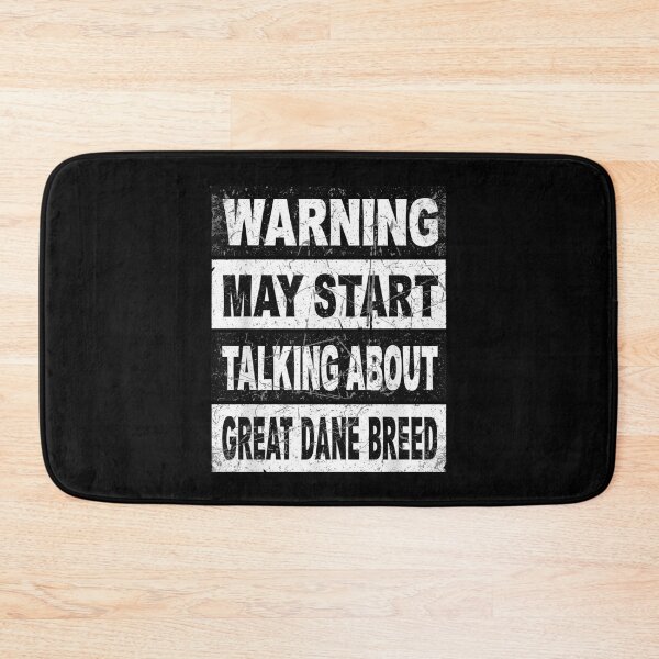 Item preview, Warning May Start Talking About Great Dane Breed Dog Lover Gift designed and sold by CORJIDOG-ART.
