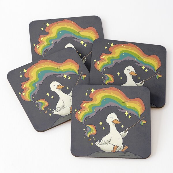 Item preview, Proud duck under the rainbow designed and sold by HeyHas.