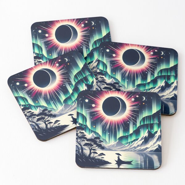 Item preview, Northern Lights and Woman, Ai Generated Art   designed and sold by ACC .