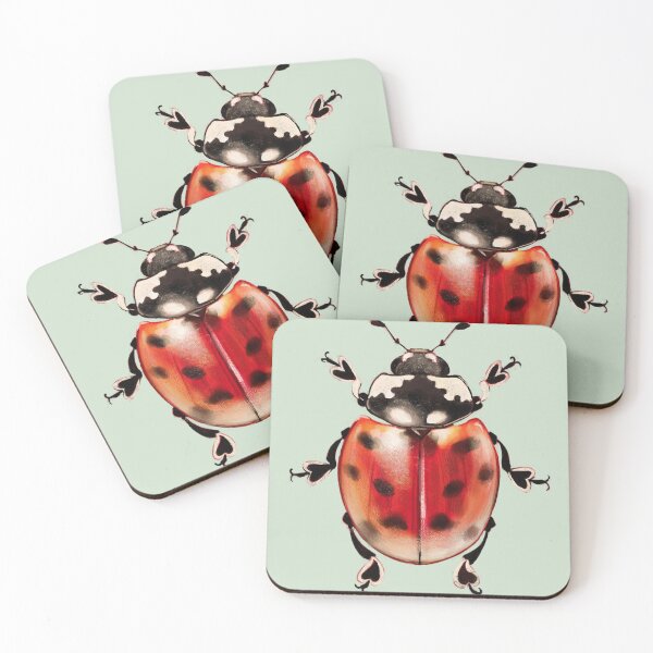 Item preview, Cute Ladybud Illustration designed and sold by hauntedlio.