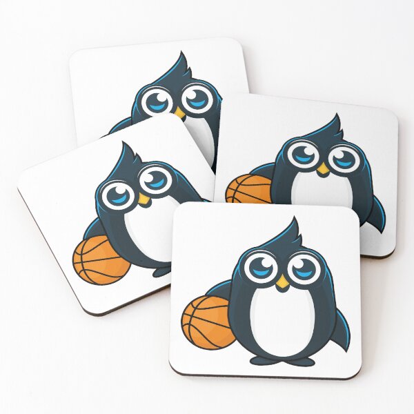 Item preview, Cute Penguin Basketball Mascot Cartoon Vector Illustration designed and sold by Oblique21.