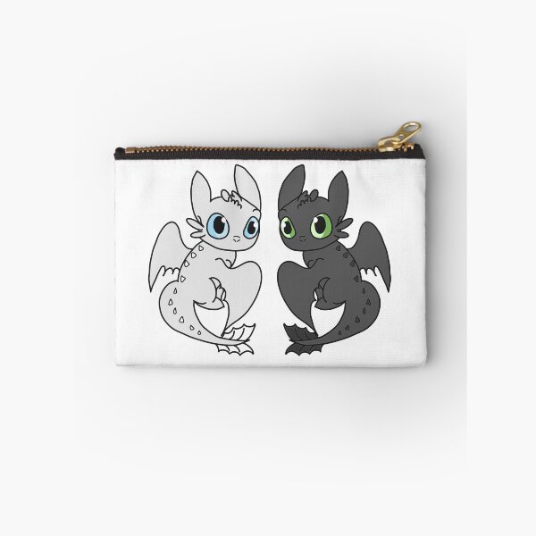 Item preview, Night Fury and Light Fury Chibi designed and sold by SonOfMcTed.