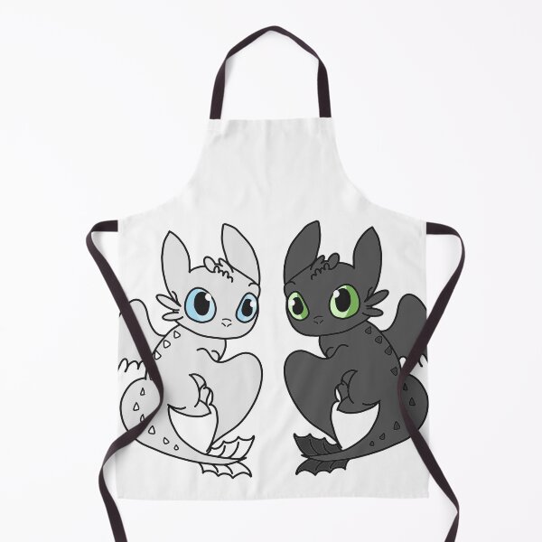 Item preview, Night Fury and Light Fury Chibi designed and sold by SonOfMcTed.