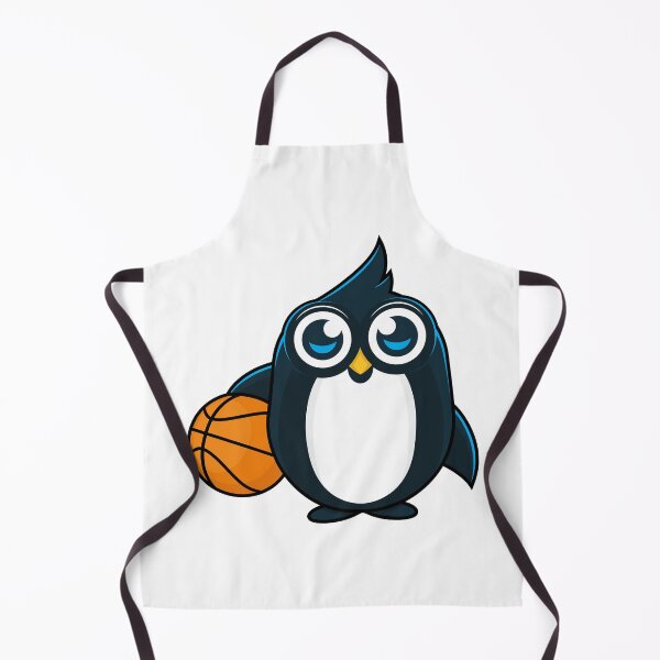 Item preview, Cute Penguin Basketball Mascot Cartoon Vector Illustration designed and sold by Oblique21.