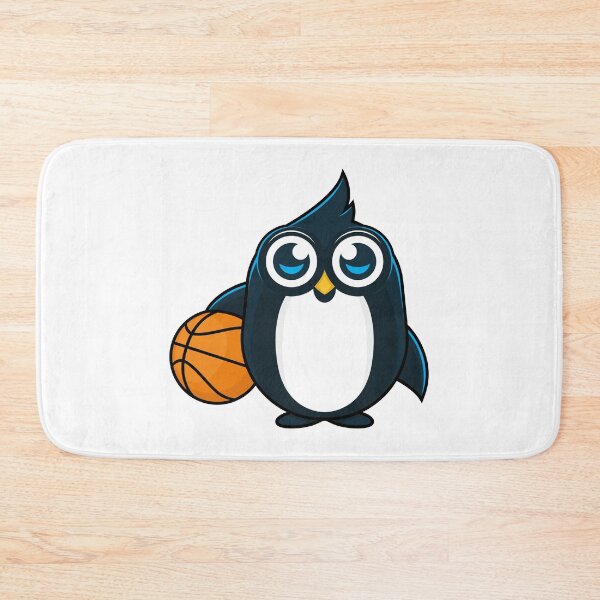 Item preview, Cute Penguin Basketball Mascot Cartoon Vector Illustration designed and sold by Oblique21.