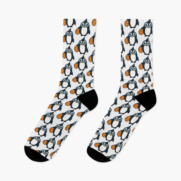 Item preview, Cute Penguin Basketball Mascot Cartoon Vector Illustration designed and sold by Oblique21.