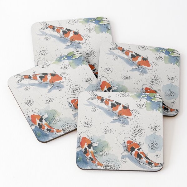 Item preview, Rainy Day Koi Pond designed and sold by Fish Town.
