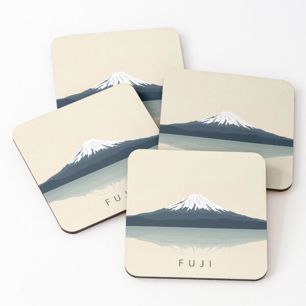 Item preview, Minimal Mount Fuji | Modern Japanese Zen Landscape Poster designed and sold by AM-little-shop.