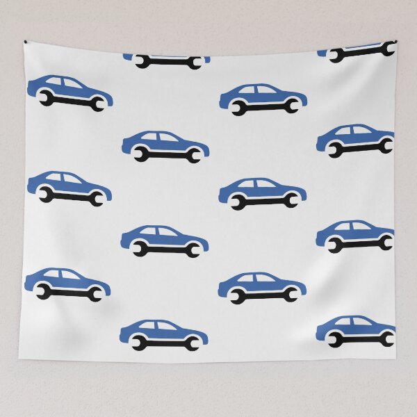 Item preview, Minimal Blue Car Illustration – Flat Design Vehicle Icon, Modern Automotive Graphic, Simple Car Silhouette Art designed and sold by PnrArtDesign.