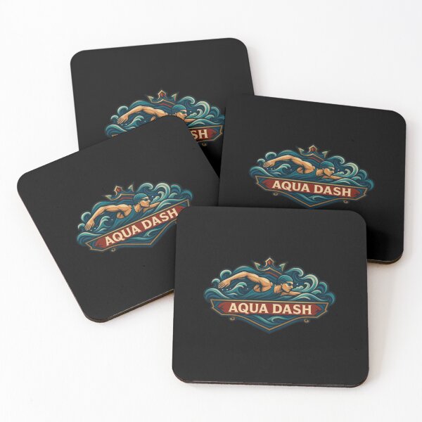 Item preview, Aqua Dash 3 – Swimming Design | Swim Team, Competitive Swimmer & Water Sports designed and sold by Typologystudios.