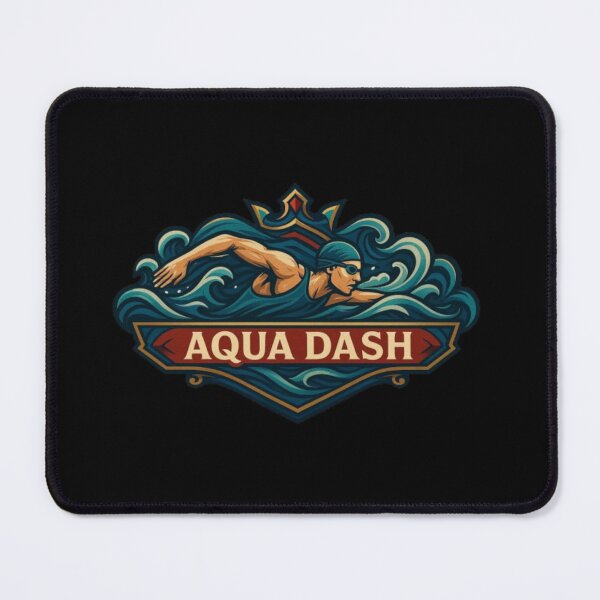 Item preview, Aqua Dash 3 – Swimming Design | Swim Team, Competitive Swimmer & Water Sports designed and sold by Typologystudios.