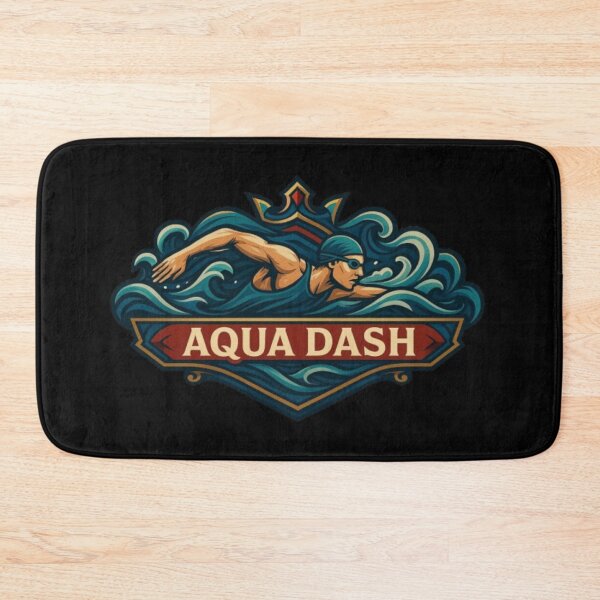 Item preview, Aqua Dash 3 – Swimming Design | Swim Team, Competitive Swimmer & Water Sports designed and sold by Typologystudios.