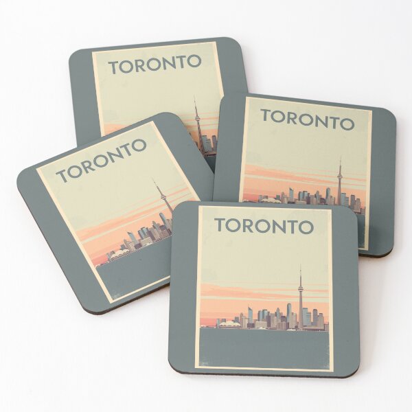 Artikelvorschau, Vintage-Poster Toronto | Skyline-Druck des CN Tower | Retro-Wandbild für Kanada-Reisende entworfen und verkauft von AM-little-shop.