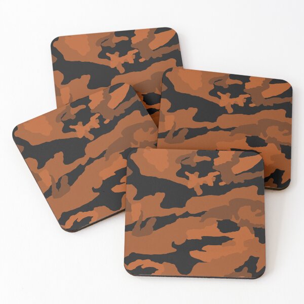 Item preview, Black And Orange Camo Pattern Seamless designed and sold by pattern-archive.