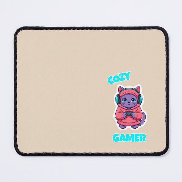 Item preview, Copy of Cozy Gamer Cat // Protect Your Peace designed and sold by A Colourful Mind.