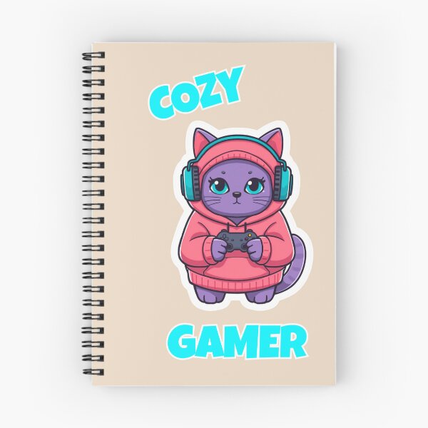 Item preview, Copy of Cozy Gamer Cat // Protect Your Peace designed and sold by A Colourful Mind.