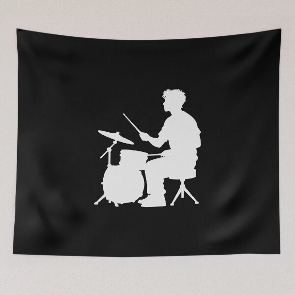 Item preview, Drummer Silhouette – Rhythm Motion Design designed and sold by BrushRushX.