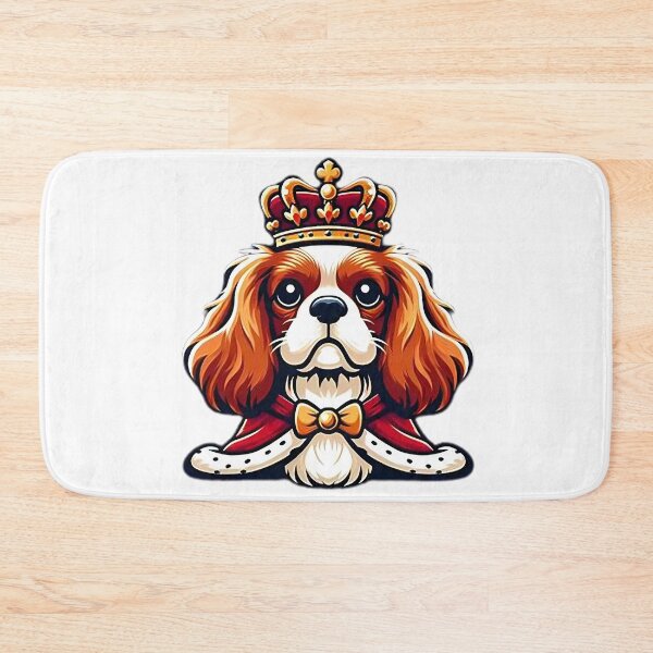 Item preview, English Toy Spaniel King - Funny Dog with Crown designed and sold by GREENZ0NE.