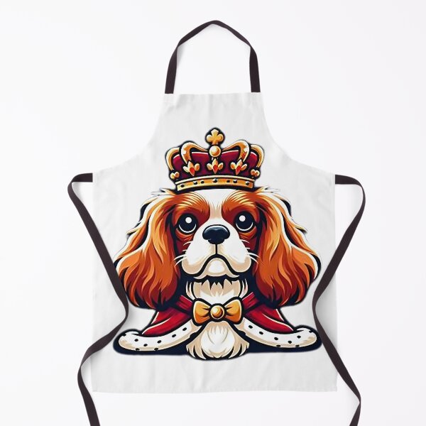 Item preview, English Toy Spaniel King - Funny Dog with Crown designed and sold by GREENZ0NE.