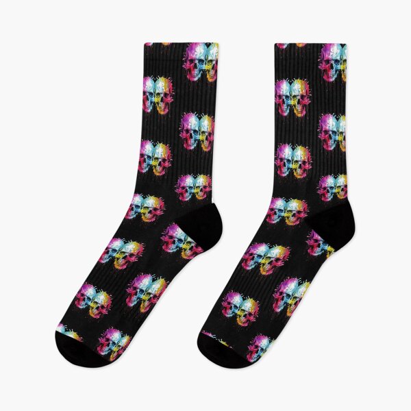 Item preview, Neon Sugar Skull - Colorful Day of the Dead Aesthetic designed and sold by Mini Pixel Perfect Co..