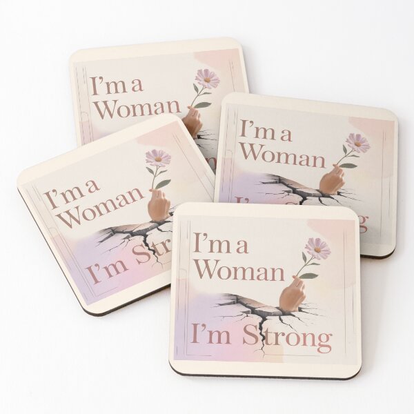 Item preview, I'm A Woman I'm Strong March 8TH  designed and sold by Reniferka Artifacts.