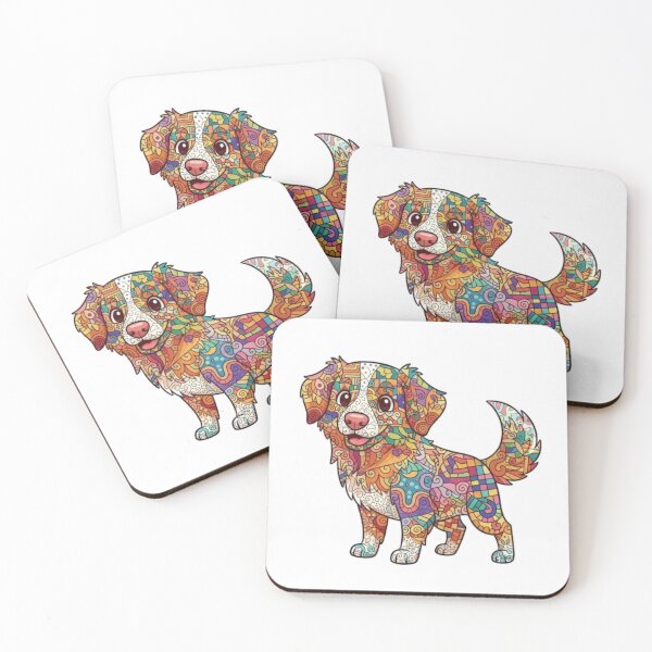 Item preview, Colorful and Fun Nova Scotia Duck Tolling Retriever designed and sold by PaintedbyCarol.