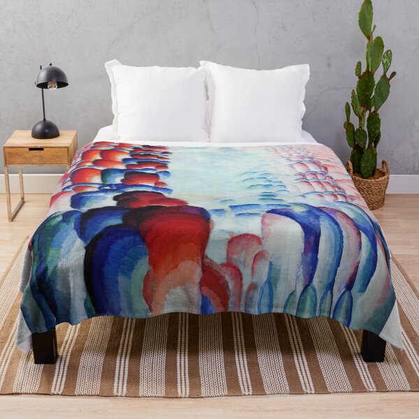 Item preview, hindu motif or graduated red - Original Paintings by Frantisek Kupka, Frantisek Kupka Abstract Art designed and sold by OilArtLittle.