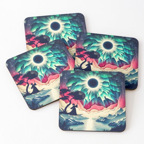 Item preview, Northern Lights and Woman, Ai Generated Art   designed and sold by ACC .