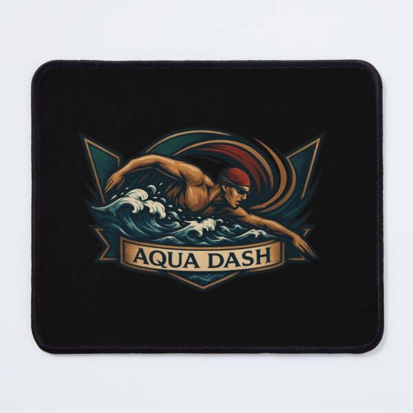 Item preview, Aqua Dash 4 – Swimming Design | Swim Team, Competitive Swimmer & Water Sports designed and sold by Typologystudios.