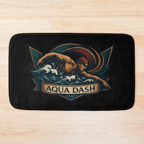 Item preview, Aqua Dash 4 – Swimming Design | Swim Team, Competitive Swimmer & Water Sports designed and sold by Typologystudios.