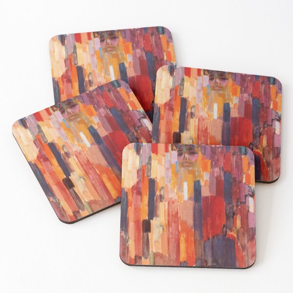 Item preview, madame kupka between verticals - Original Paintings by Frantisek Kupka, Frantisek Kupka Abstract Art designed and sold by OilArtLittle.