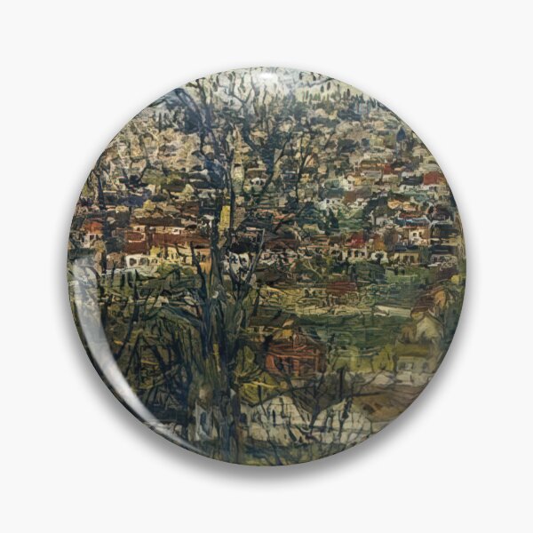 Item preview, Maurice Utrillo - Benches at Montmagny Val d Oise designed and sold by melaartni.