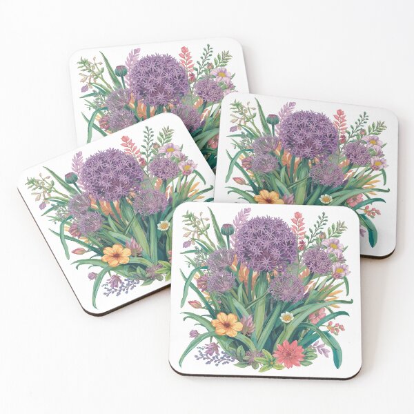 Item preview, Vibrant Purple Allium Botanical Symphony designed and sold by GreenBotanist.